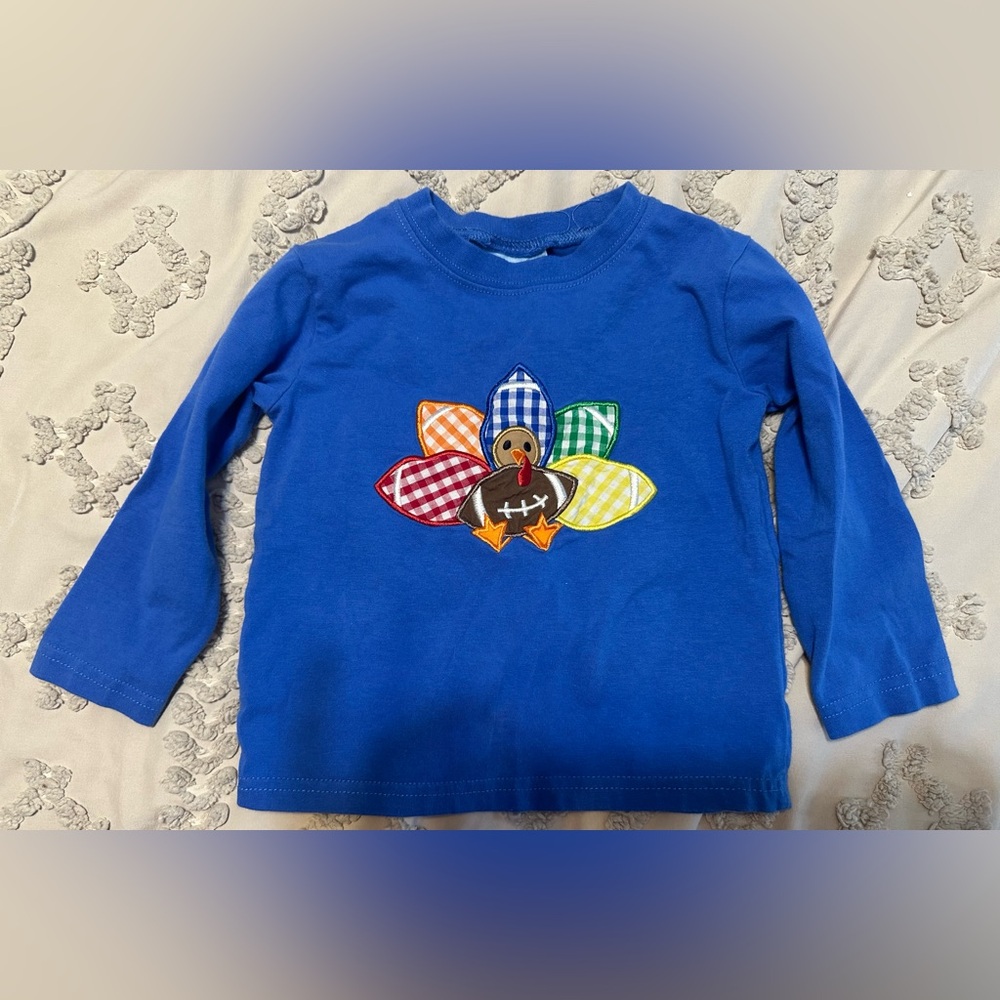 Boy turkey long sleeve top